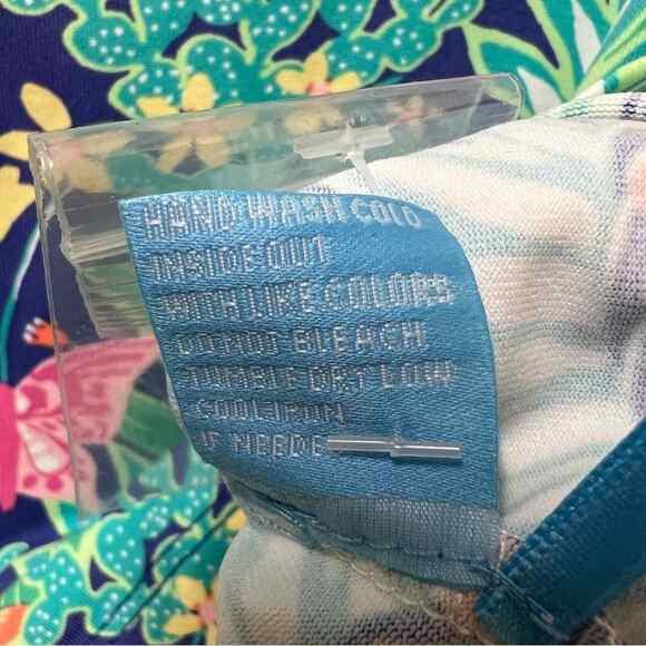 J. McLaughlin Bright Butterfly & Flora Signature Tee X-Small XS - Picture 6 of 7